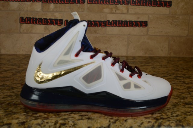 lebron x gold medal