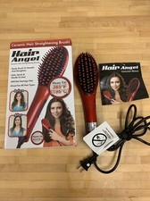 Hair Angel Ceramic Straightening Comb Brush to Smooth Straight Heats to 385 F