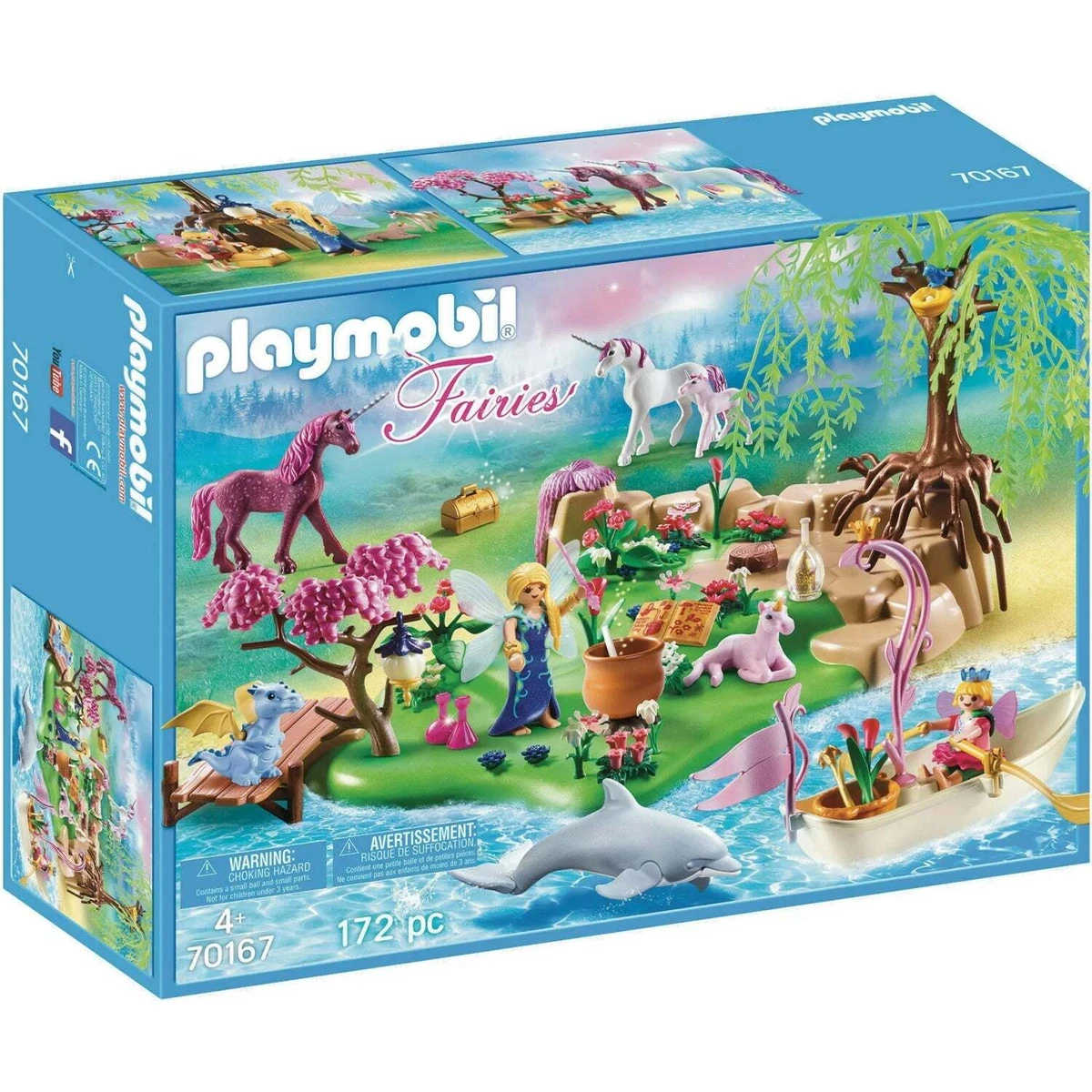 Playmobil Fairies: Fairy Unicorn Island - 172 Piece | eBay