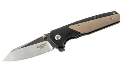 HERBERTZ ONE-HAND FOLDING POCKET KNIFE / G10 / STAINLESS STEEL / TWO TONE FINISH