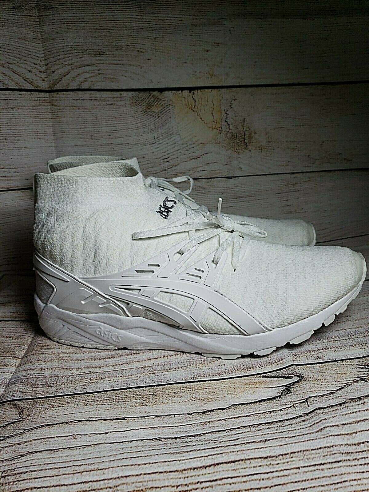 mens asics white trainers