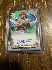 2023 Topps Inception ZACK THOMPSON RC Rookie ON CARD Auto Green /125 Cardinals