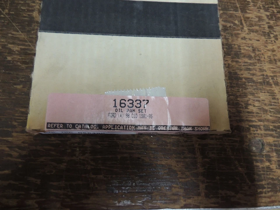 Juego de juntas de cárter de aceite de fieltro Detroit 16337 para Ford Escort Mercury Lynx 98 CID 4 cilindros Foto 2 de 3