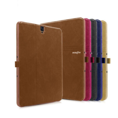 Slim Stand Leather Folding Folio Case For Samsung Galaxy Tab S3 T820/T825 9.7''