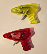 Vintage Spark RAYGUN Lot Of 2 Space Toy w/ Sound Atomic Sci-Fi