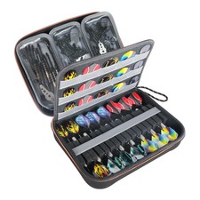 XL Semi Hard Shell Dart Case Storage Protective for 15 Piece Dart Set, Tips,...