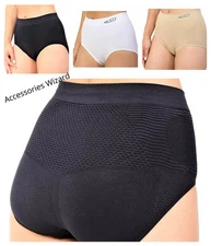 Ladies STV Seamless Slimming Shape Wear Pants /Bum Tummy Control (Pack of 3)