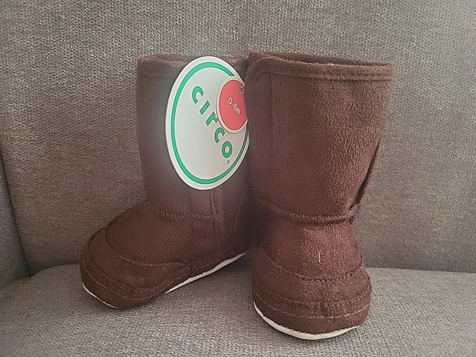 Target Circi Botas de Bebé Piel Sintética Marrón Talla 0-6 Meses Botines Zapatillas 🔥 Foto 2 de 4