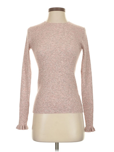 La Vie Rebecca Taylor Women Pink Turtleneck Sweater XS