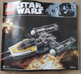 Lego Star Wars 75172 Y-Wing Starfighter 100% Complete with Box & Instructions