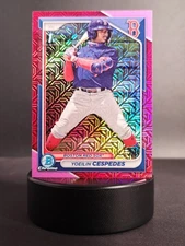 YOEILIN CESPEDES 2024 Bowman Chrome 1st Fuchsia Mojo Refractor 86/299 Red Sox