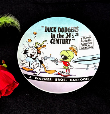 Looney Tunes Warner Bros Duck Dodgers in 24 1/2th Century Plate 9'' Vintage