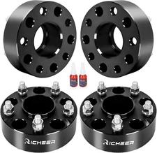 Richeer 2 inch 5x5 Hubcentric Wheel Spacers for 2007-2018 2 1/2-20