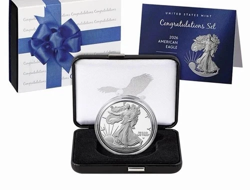 2026 Congratulations Set American Eagle 1oz Silver Proof Coin 26RF PRESALE