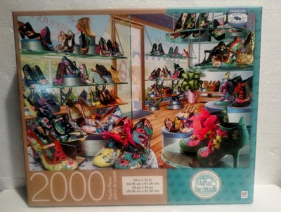 Carnaby Shoe Shop 2000 Piece Jigsaw Puzzle Adrian Chesterman MB Hasbro Cardinal