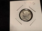 1944-D Mercury Dime 10C Denver 90% Silver US Coin Circulated