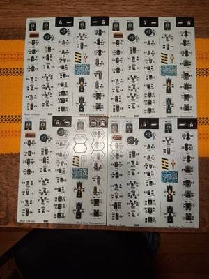 Ogre GeV Steve Jackson GAMES Black Rose Mercenaries Counter Sheets 4x