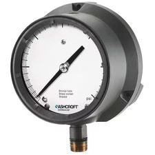Ashcroft 451379Ssl04l100# Process Pressure Gauge, 0 To 100 Psi, 4 1/2 In Dial, Ashcroft 451379Ssl04l100# Process Pressure Gauge, 0 To 100 Psi, 4 1/2 In Dial, - Image 1