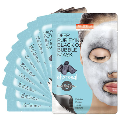 Charcoal Bubble Face Mask, Deep Cleansing and Purifying for Pore Minimizing and