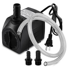 400GPH Submersible Pump with 5 ft Tubing, 1500L/H 25W durable fountain wate...