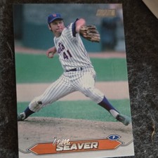 Topps 2024 Stadium Club Tom Seaver #156 Base New York Mets Baseball Card
