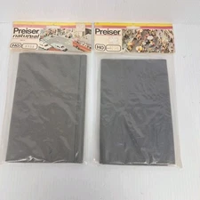 Preiser natureal 1551 HO Train Diorama ASPHALT SURFACE Foam Material - Lot of 2