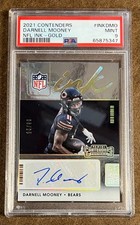 2021 Contenders NFL Ink *Gold* DARNELL MOONEY /25 - Bears / Falcons - PSA 9 Mint