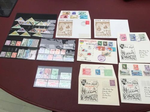 Guernsey Herm and Jethou stamps MNH & FDC