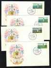 Canada #1032-1035, 1984 32¢ Lighthouses 1st on 4 R.G. Sharpe FDCs