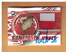 Reed Larson AUTOGRAPHED 2012-13 ITG MOTOWN MADNESS JERSEY CARD CARD SIGNED