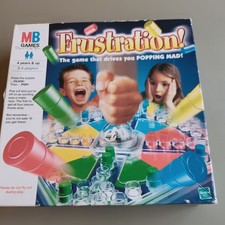 Frustration 2000 Boxed Board Game Pop-O-Matic, MB Games, Vintage Complete
