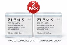 2pack Elemis Pro-Collagen Marine Cream SPF30 Anti-wrinkle Day Cream - 50 ml