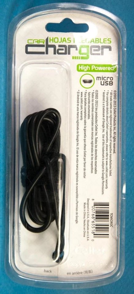 Cellet Cargador Coche Smartphone Hojas Plegables 1Ah Nuevo Foto 3 de 4