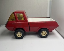 Vintage 1970’s TONKA Pressed Steel Red Pick-Up Truck 8.5 inch Made in USA