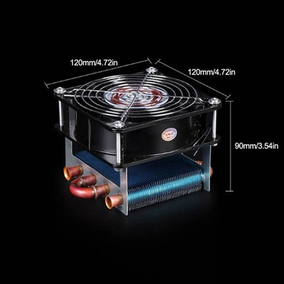 Aluminum-Cu Fin-Tube Heat Exchanger Air/Water-cooled Condenser #qm