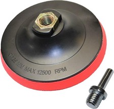125mm Hook Backing Pad for Angle Grinder & Drill Sanding with Attachment