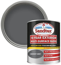 SANDTEX 10 YEAR EXTERIOR MULTI-SURFACE GLOSS PAINT 750ML FOR METAL WOOD PLASTIC