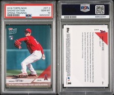 2018 Topps Now Shohei Ohtani #ST-4 RC PSA 10 Gem Mint Rc Rookie Card PITCH DEBUT