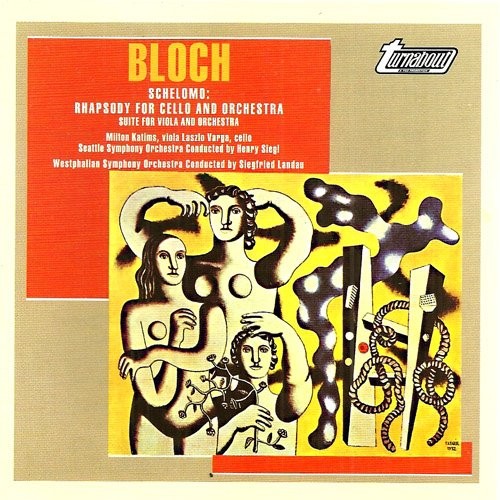 Schelomo: Rhapsody For Cello And Orchestra • S... [CD] Ernest Bloch [GOOD Cond.]