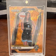2024 Panini Prizm WNBA Angel Reese Orange Ice Prizm Rookie #147 Chicago Sky