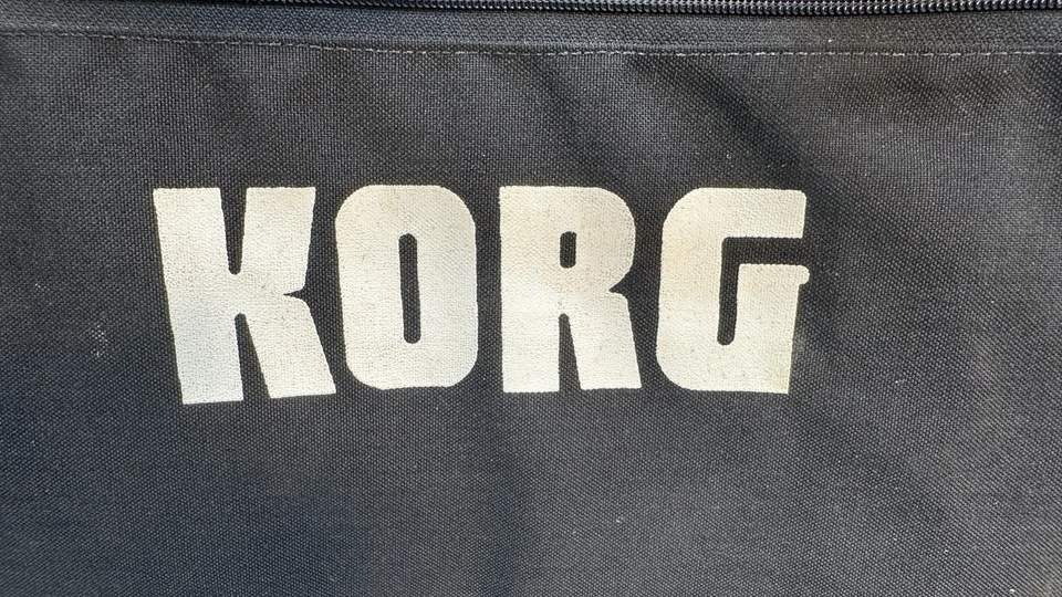 KORG музыка нести аксессуар путешествий с подкладкой сумка черный холст размер 22 x 16 дюймов - Изображение 2 из 4