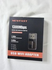 Newfast 1300Mbps USB WiFi Adapter NF-U323 V2 Dual Band 2.4/5.8GHz