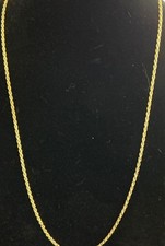 Sterling silver made in Italy rope chain