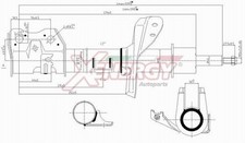 AP XENERGY Stoßdämpfer Vorne Links für HONDA CR-V III (RE) CR-V IV (RM) X262339
