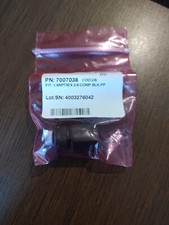 Nordson EFD 7007038 1/8 NPTM X 3/8 COMP.BLK.PP Connector