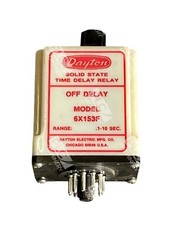 Dayton Solid State Time Delay Relay Off Delay 6X153F