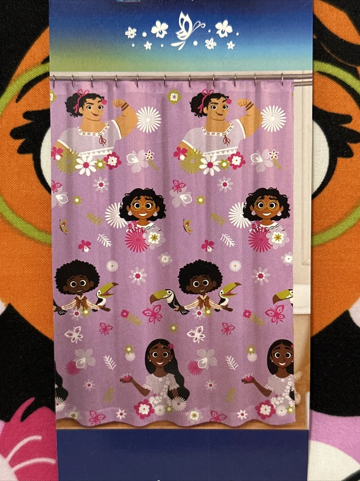 "Cortina de ducha giratoria Disney Encanto 72"" X 72", nueva" Foto 2 de 4