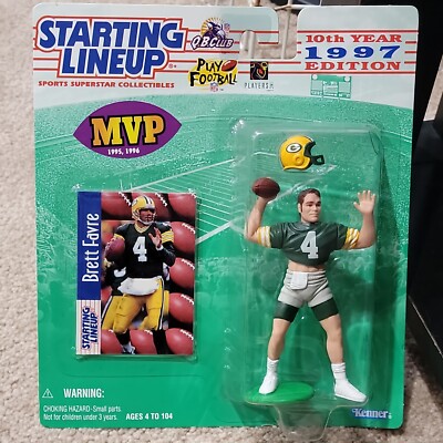 1997 10th Year Edition Brett Favre Starting Lineup | eBay
