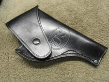 US Vietnam Era Miltary Police Holster 38 S&W Revolver 4" Hunter Corp 7791495