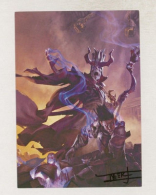 Tyler Jacobson SIGNED RPG TSR AD&D D&D Art Post Card Dungeon Masters Guide Cover